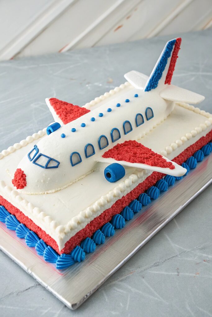 Airplane Fuselage Cake