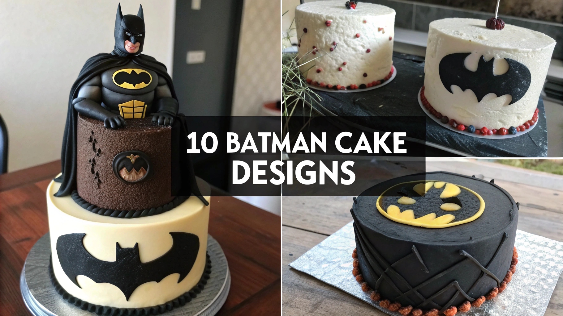 10 Batman Cake Designs