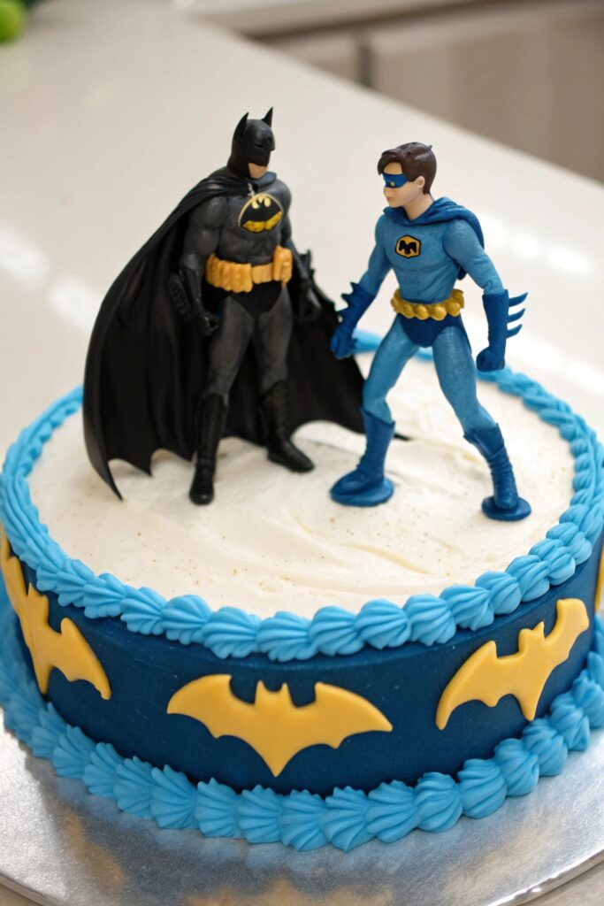 Batman and Robin Cake