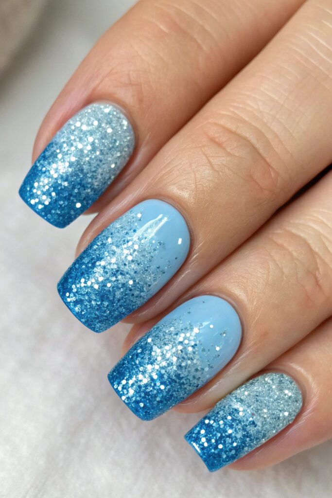 Blue Glitter