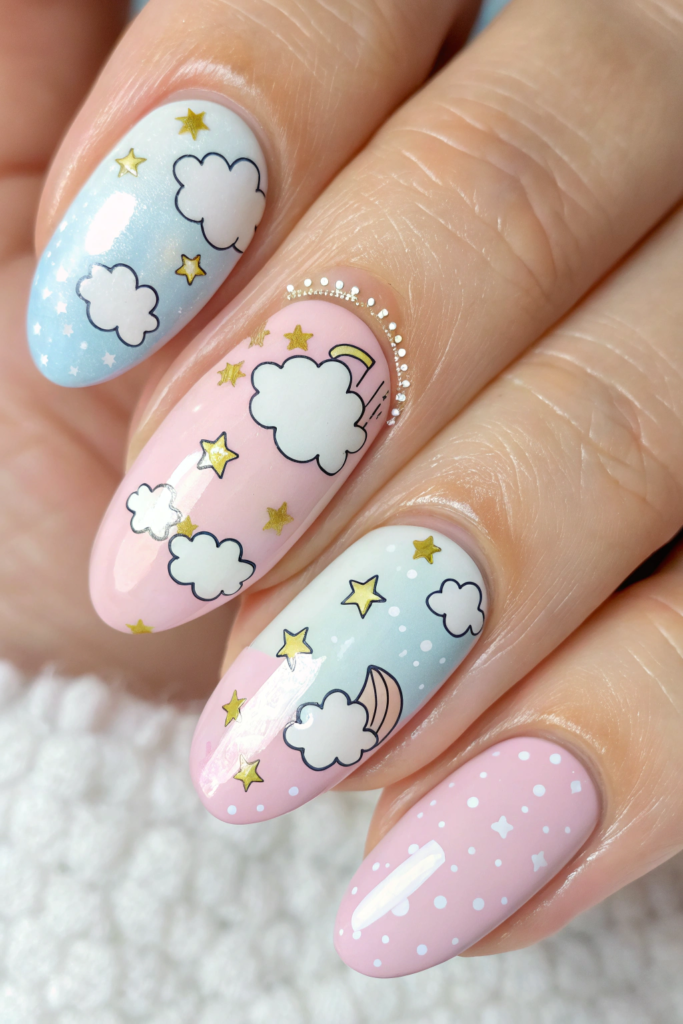 Cute Clouds and Stars