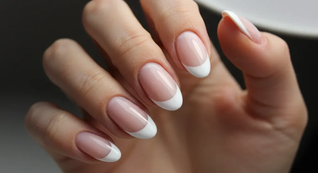 French Almond Nails