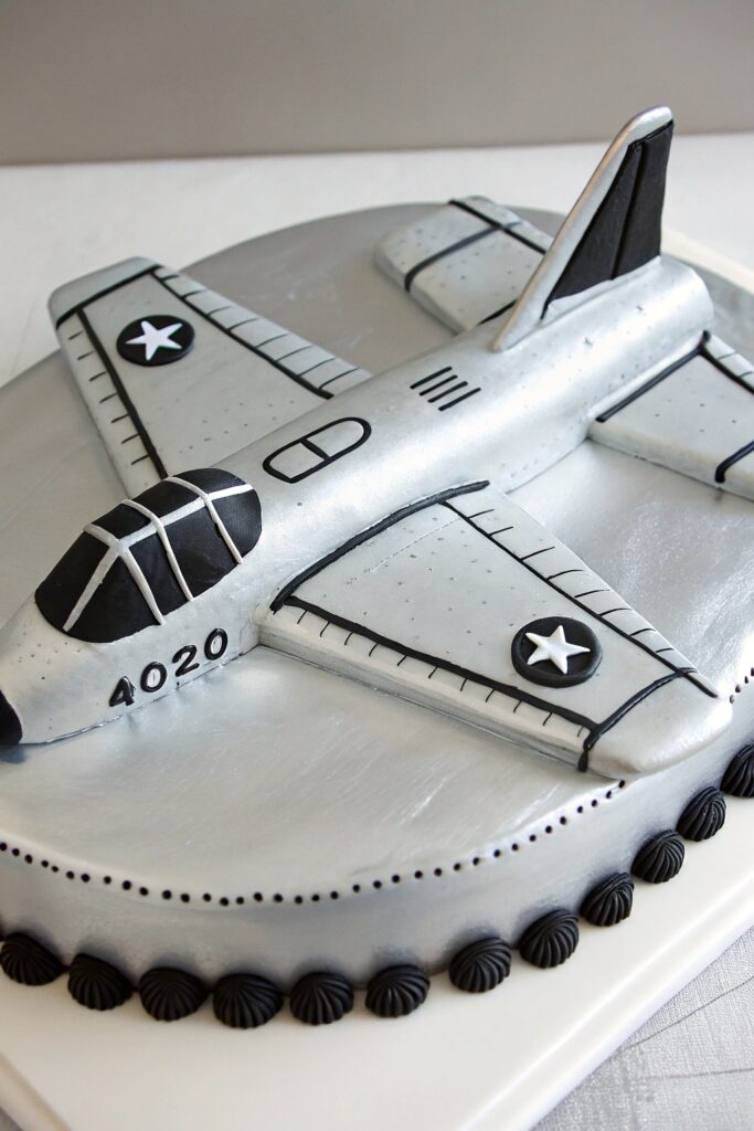 Jet Fighter Cake