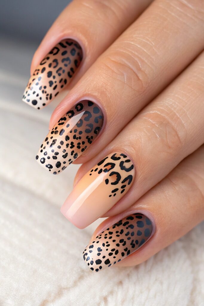 Leopard Print Ombre