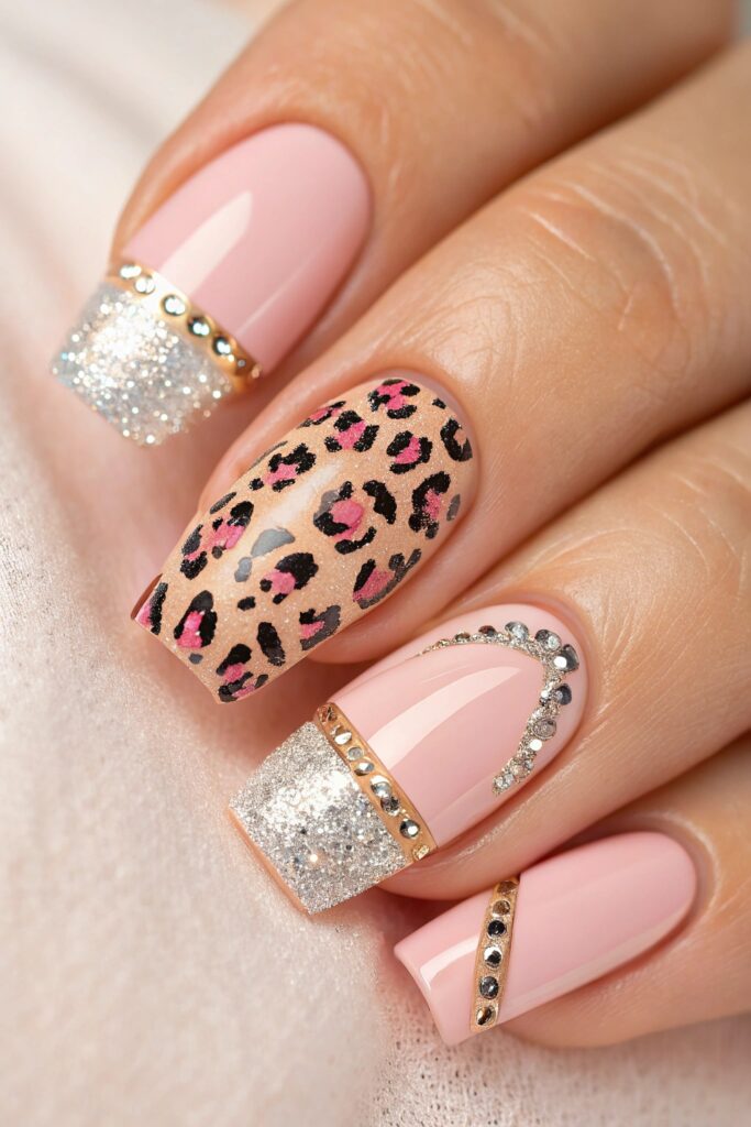 Leopard Print with Glitter