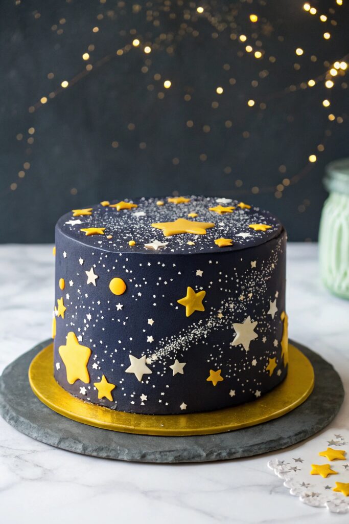 Meteor Shower Cake