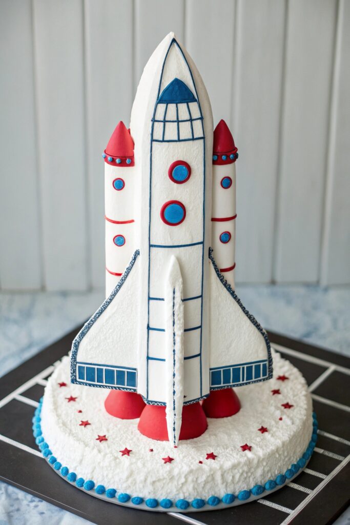 Space Shuttle Cake