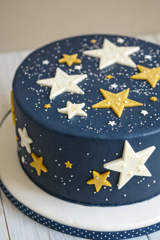 Starry Night Cake