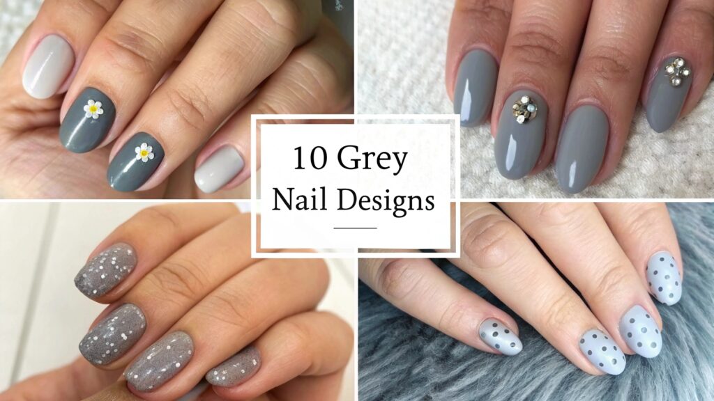 Grey Nail Designs