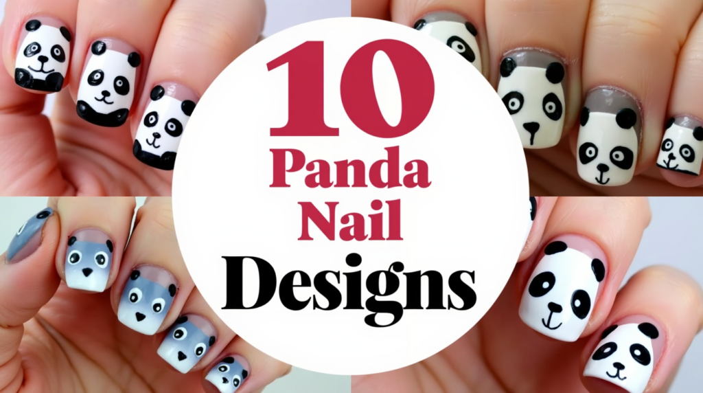 Panda Nail Designs